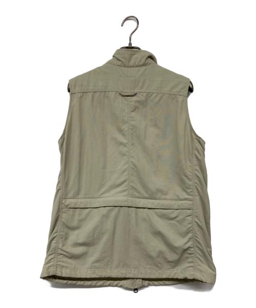 Columbia（コロンビア）Columbia (コロンビア) ナイロンダブルジップベスト ベージュ サイズ:Mの古着・服飾アイテム