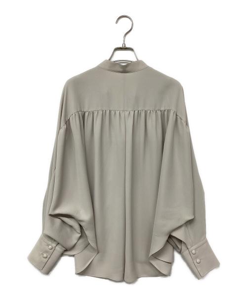 ADORE（アドーア）ADORE (アドーア) ライトジョーゼットギャザーブラウス ベージュ サイズ:38の古着・服飾アイテム