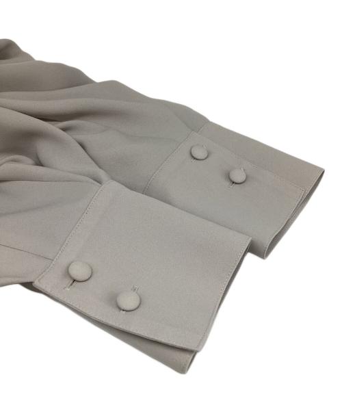 ADORE（アドーア）ADORE (アドーア) ライトジョーゼットギャザーブラウス ベージュ サイズ:38の古着・服飾アイテム