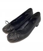 GUCCIグッチ）の古着「インターロッキングGパンプス」｜ブラック