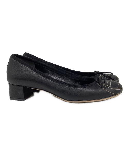 GUCCI（グッチ）GUCCI (グッチ) インターロッキングGパンプス ブラック サイズ:36の古着・服飾アイテム