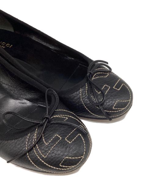 GUCCI（グッチ）GUCCI (グッチ) インターロッキングGパンプス ブラック サイズ:36の古着・服飾アイテム