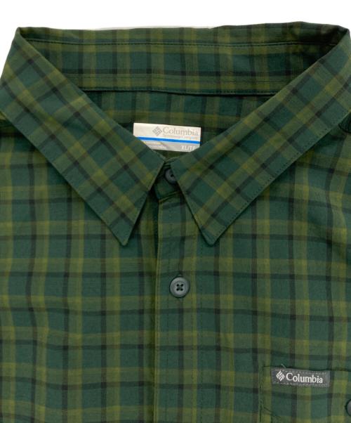 Columbia（コロンビア）Columbia (コロンビア) チェックシャツ グリーン サイズ:XLの古着・服飾アイテム