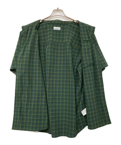 Columbia（コロンビア）Columbia (コロンビア) チェックシャツ グリーン サイズ:XLの古着・服飾アイテム