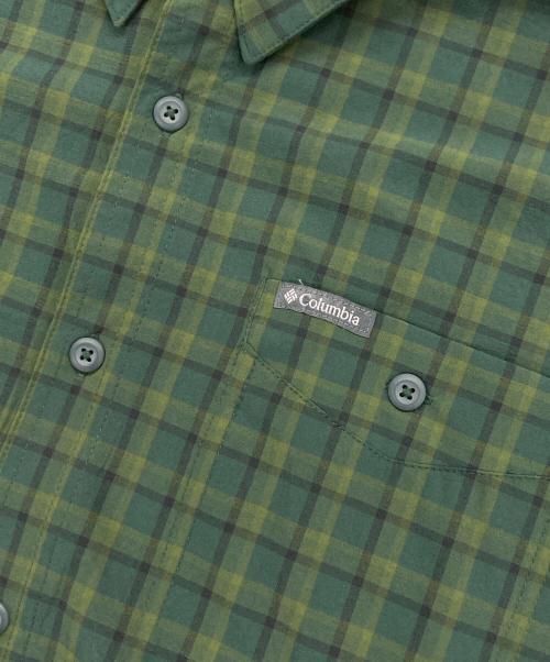 Columbia（コロンビア）Columbia (コロンビア) チェックシャツ グリーン サイズ:XLの古着・服飾アイテム