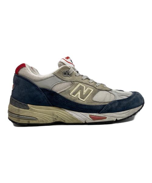NEW BALANCE（ニューバランス）NEW BALANCE (ニューバランス) Grey Navy Red グレー サイズ:UK7 1/2の古着・服飾アイテム