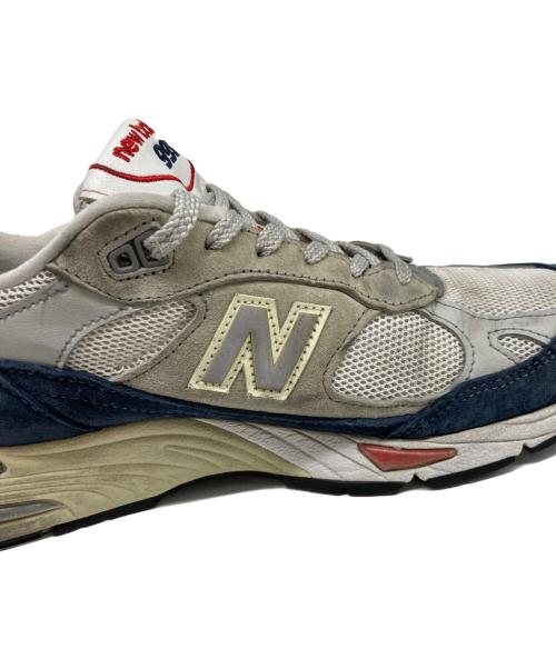 NEW BALANCE（ニューバランス）NEW BALANCE (ニューバランス) Grey Navy Red グレー サイズ:UK7 1/2の古着・服飾アイテム