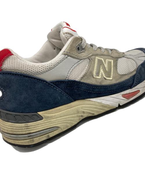 NEW BALANCE（ニューバランス）NEW BALANCE (ニューバランス) Grey Navy Red グレー サイズ:UK7 1/2の古着・服飾アイテム
