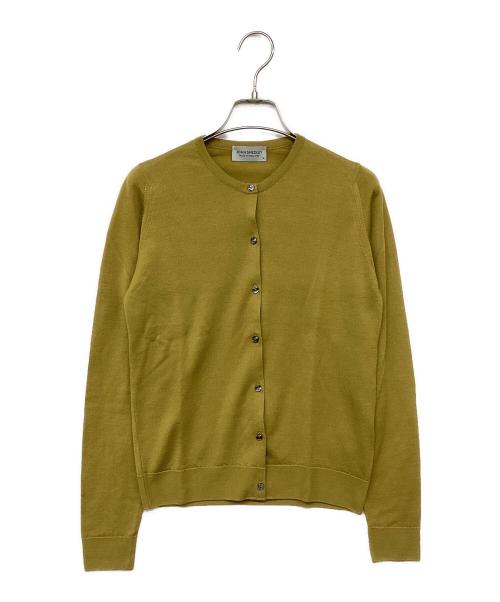 JOHN SMEDLEY（ジョンスメドレー）JOHN SMEDLEY (ジョンスメドレー) カーディガン イエロー サイズ:Mの古着・服飾アイテム
