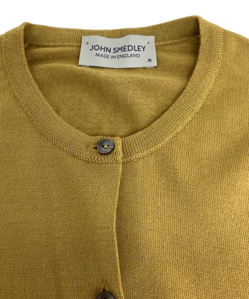 JOHN SMEDLEY（ジョンスメドレー）JOHN SMEDLEY (ジョンスメドレー) カーディガン イエロー サイズ:Mの古着・服飾アイテム