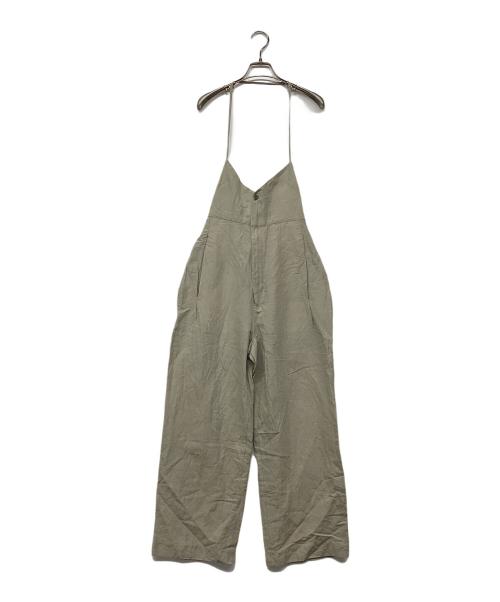 JANE SMITH（ジェーンスミス）JANE SMITH (ジェーンスミス) HALTERNECK BUSTIER OVERPANTS ベージュ サイズ:36の古着・服飾アイテム