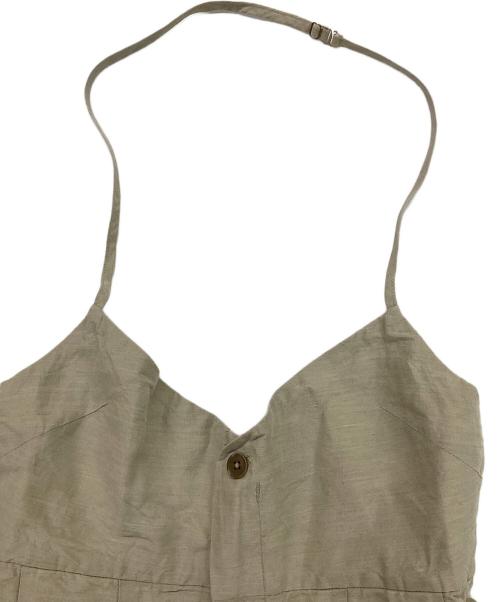 JANE SMITH（ジェーンスミス）JANE SMITH (ジェーンスミス) HALTERNECK BUSTIER OVERPANTS ベージュ サイズ:36の古着・服飾アイテム
