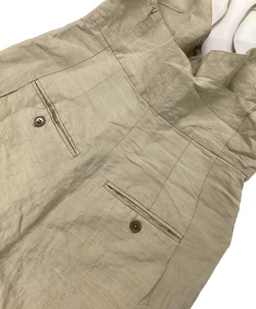 JANE SMITH（ジェーンスミス）JANE SMITH (ジェーンスミス) HALTERNECK BUSTIER OVERPANTS ベージュ サイズ:36の古着・服飾アイテム