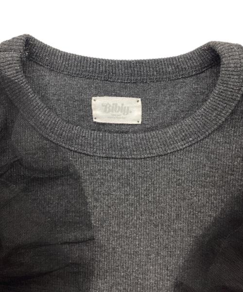 Bibiy.（ビビィ）Bibiy. (ビビィ) ニット グレー サイズ:FREEの古着・服飾アイテム