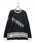 stussy（ステューシー）の古着「メッシュロゴL/STシャツ」｜ブラック