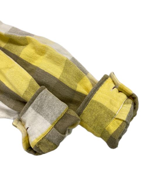 stussy（ステューシー）stussy (ステューシー) ネルチェックシャツ イエロー サイズ:Mの古着・服飾アイテム