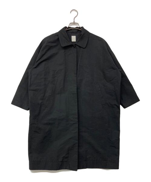 休日と詩（キュウジツトウタ）休日と詩 (キュウジツトウタ) ステンカラーコート ブラック サイズ:記載なしの古着・服飾アイテム
