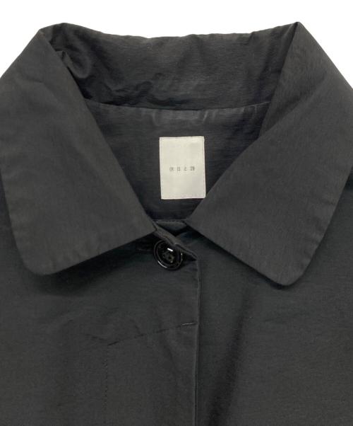 休日と詩（キュウジツトウタ）休日と詩 (キュウジツトウタ) ステンカラーコート ブラック サイズ:記載なしの古着・服飾アイテム