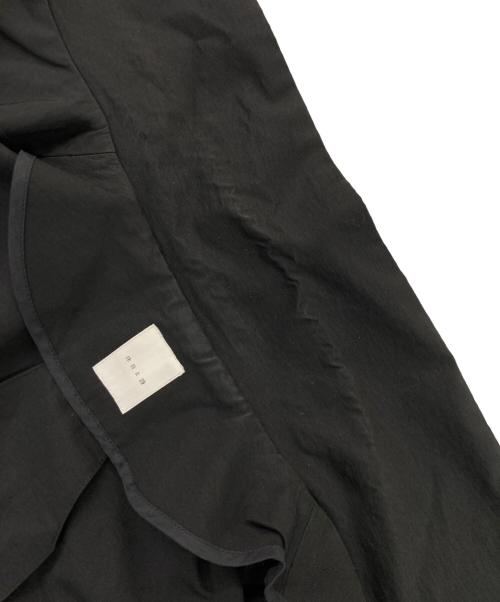 休日と詩（キュウジツトウタ）休日と詩 (キュウジツトウタ) ステンカラーコート ブラック サイズ:記載なしの古着・服飾アイテム