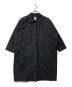 休日と詩（キュウジツトウタ）の古着「ステンカラーコート」｜ブラック