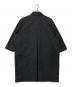 休日と詩 (キュウジツトウタ) ステンカラーコート ブラック サイズ:記載なし：7000円