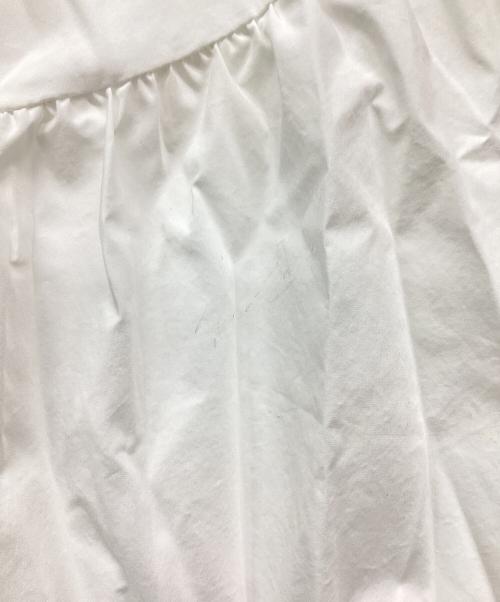 FRAY ID（フレイ アイディー）FRAY ID (フレイ アイディー) ランダムティアードシャツワンピース ホワイトの古着・服飾アイテム