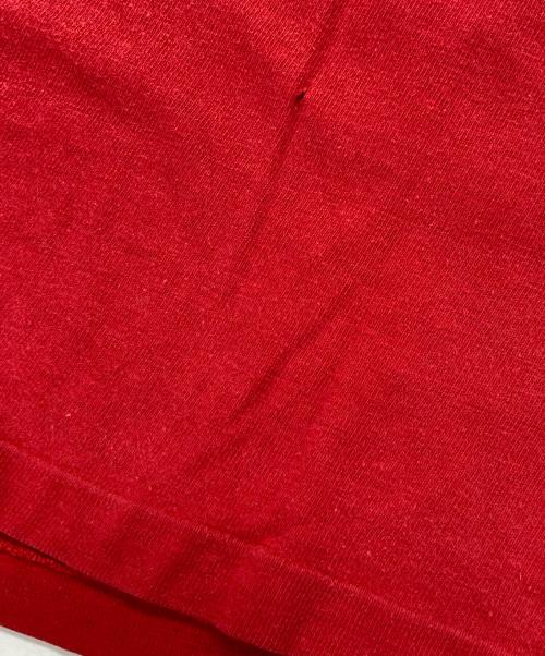 Champion（チャンピオン）Champion (チャンピオン) フットボールTシャツ レッド サイズ:Mの古着・服飾アイテム