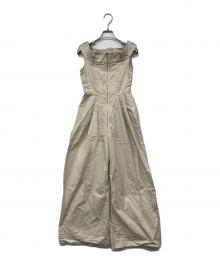 MAISON SPECIAL（メゾンスペシャル）の古着「Front Zip Romper」｜ベージュ