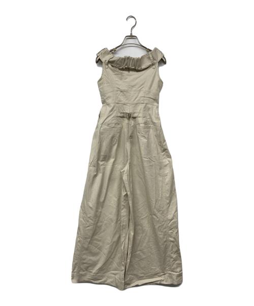 MAISON SPECIAL（メゾンスペシャル）MAISON SPECIAL (メゾンスペシャル) Front Zip Romper ベージュ サイズ:36の古着・服飾アイテム