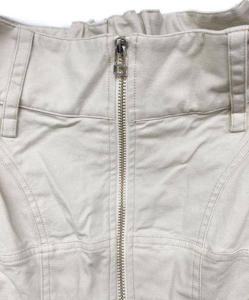 MAISON SPECIAL（メゾンスペシャル）MAISON SPECIAL (メゾンスペシャル) Front Zip Romper ベージュ サイズ:36の古着・服飾アイテム