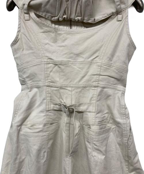 MAISON SPECIAL（メゾンスペシャル）MAISON SPECIAL (メゾンスペシャル) Front Zip Romper ベージュ サイズ:36の古着・服飾アイテム