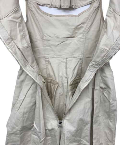 MAISON SPECIAL（メゾンスペシャル）MAISON SPECIAL (メゾンスペシャル) Front Zip Romper ベージュ サイズ:36の古着・服飾アイテム