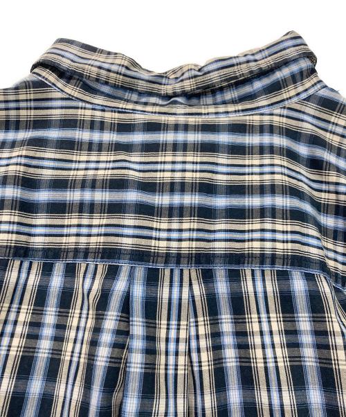 CarHartt（カーハート）CarHartt (カーハート) ボタンダウンチェックシャツ ブルー×グレー サイズ:3XLの古着・服飾アイテム