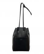 YAHKIヤーキ）の古着「巾着バッグ」｜ブラック