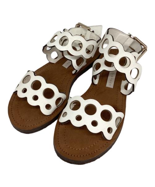 STELLA McCARTNEY（ステラマッカートニー）STELLA McCARTNEY (ステラマッカートニー) ストラップサンダル ブラウン×ホワイト サイズ:35の古着・服飾アイテム