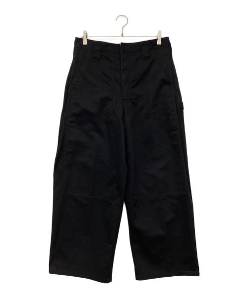 Dickies（ディッキーズ）Dickies (ディッキーズ) SHINYA KOZUKA (シンヤコズカ) SIDE TUCK DOUBLE KNEE ブラック サイズ:Lの古着・服飾アイテム