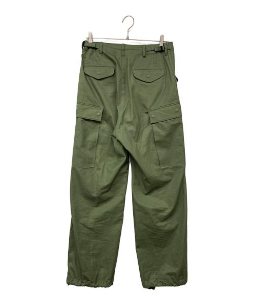 AURALEE（オーラリー）AURALEE (オーラリー) WASHED FINX TWILL FIELD PANTS/ウォッシュドフィンクスツイル フィールドパンツ  グリーン サイズ:1の古着・服飾アイテム