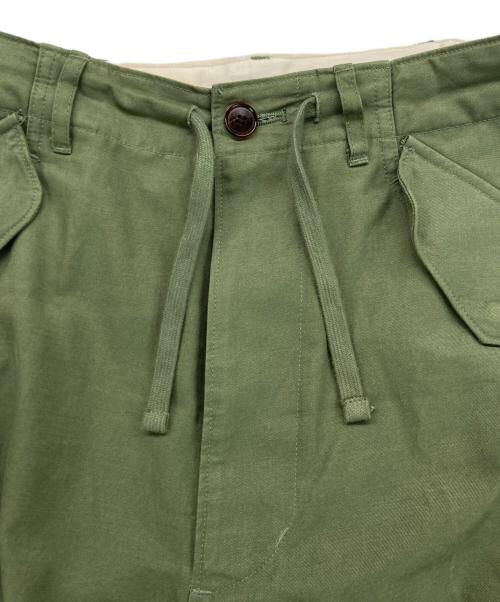 AURALEE（オーラリー）AURALEE (オーラリー) WASHED FINX TWILL FIELD PANTS/ウォッシュドフィンクスツイル フィールドパンツ  グリーン サイズ:1の古着・服飾アイテム