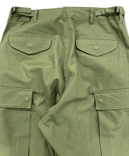 AURALEE（オーラリー）AURALEE (オーラリー) WASHED FINX TWILL FIELD PANTS/ウォッシュドフィンクスツイル フィールドパンツ  グリーン サイズ:1の古着・服飾アイテム