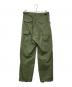 AURALEE (オーラリー) WASHED FINX TWILL FIELD PANTS/ウォッシュドフィンクスツイル フィールドパンツ  グリーン サイズ:1：7000円