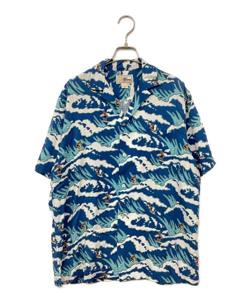 reyn spooner（レイン スプナー）reyn spooner (レイン スプナー) オープンカラーシャツ ブルー サイズ:Lの古着・服飾アイテム