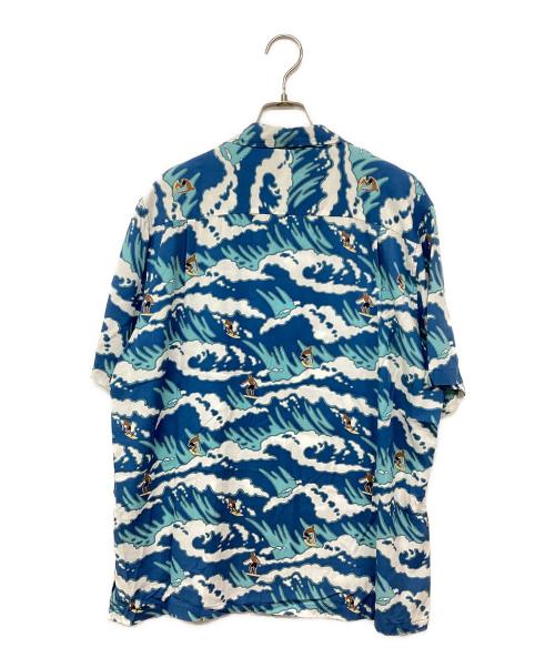 reyn spooner（レイン スプナー）reyn spooner (レイン スプナー) オープンカラーシャツ ブルー サイズ:Lの古着・服飾アイテム