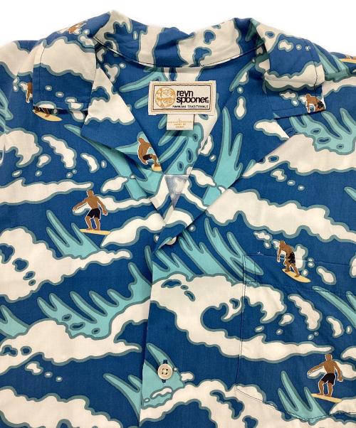 reyn spooner（レイン スプナー）reyn spooner (レイン スプナー) オープンカラーシャツ ブルー サイズ:Lの古着・服飾アイテム