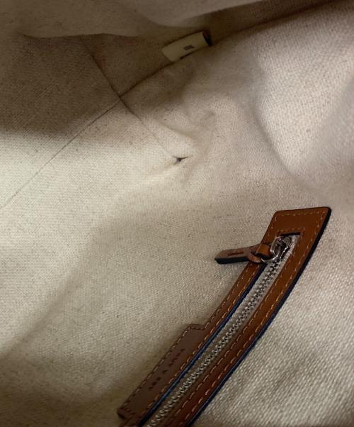 TOUT Y EST（トゥティエ）TOUT Y EST (トゥティエ) SAC CANOT TOILE SMALL カーキの古着・服飾アイテム