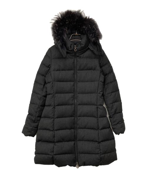 TATRAS（タトラス）TATRAS (タトラス) ビアーナ ファー付ダウンコート ブラック サイズ:1の古着・服飾アイテム