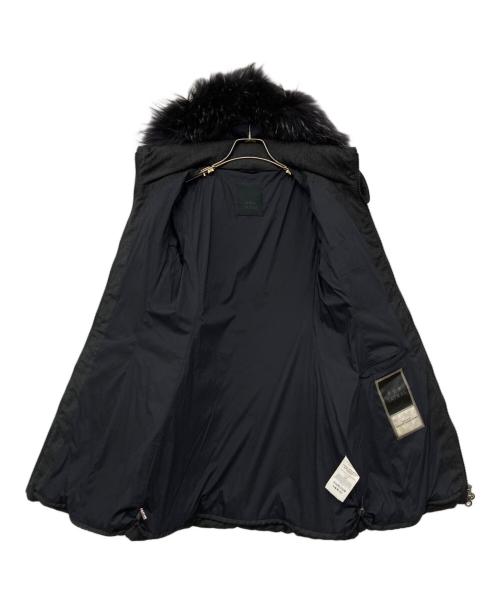 TATRAS（タトラス）TATRAS (タトラス) ビアーナ ファー付ダウンコート ブラック サイズ:1の古着・服飾アイテム