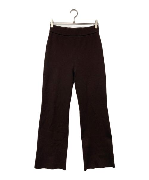 MUSE de Deuxieme Classe（ミューズ ドゥーズィエム クラス）MUSE de Deuxieme Classe (ミューズ ドゥーズィエム クラス) WONDER RIB パンツ ブラウン サイズ:36の古着・服飾アイテム