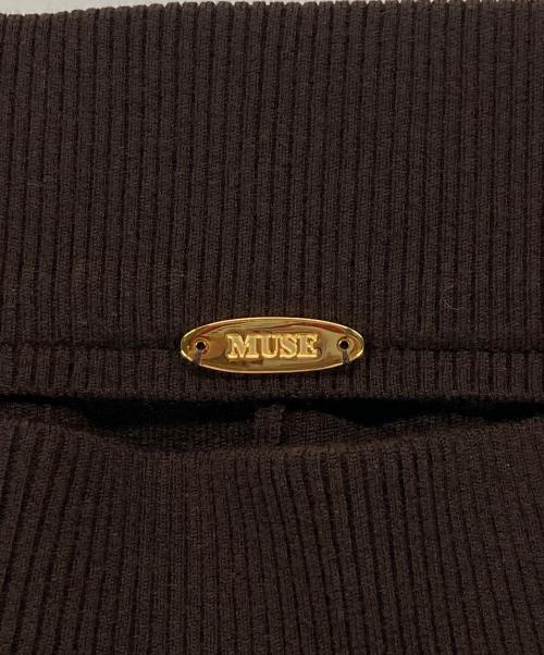 MUSE de Deuxieme Classe（ミューズ ドゥーズィエム クラス）MUSE de Deuxieme Classe (ミューズ ドゥーズィエム クラス) WONDER RIB パンツ ブラウン サイズ:36の古着・服飾アイテム