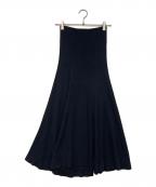 MUSE de Deuxieme Classeミューズ ドゥーズィエム クラス）の古着「SWING RIB スカート」｜ブラック