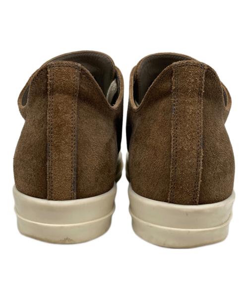 RICK OWENS（リックオウエンス）RICK OWENS (リックオウエンス) DUST MILK LOW SNEAKS ブラウン サイズ:41の古着・服飾アイテム